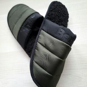 NWT Bench Men's Insulated Slippers in Dark Olive Size L/XL